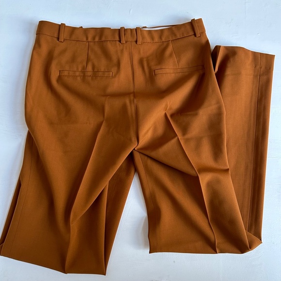 NWOT Theory Demitria 2 Flare Leg Stretch Wool Pants in New Vicuna - Picture 5 of 6